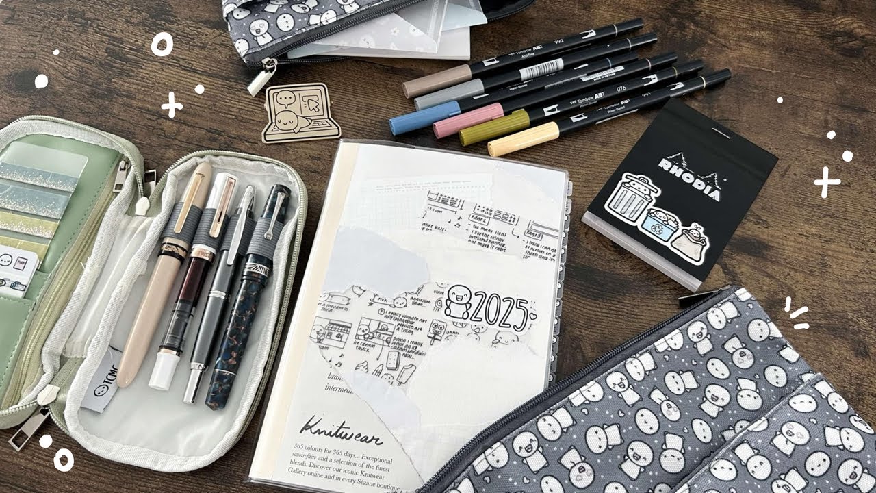 What's In My Travel Journal & Planner Supplies Bag | Chicago Stationery Fest