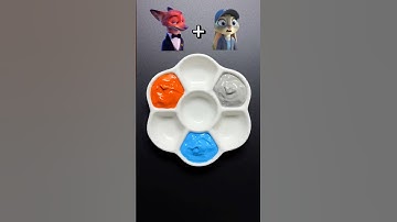 ZOOTOPIA 2 Color Mixing(Part 5)#disney #zootopia #zootopia2 #asmr