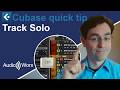 Cubase quick tip - Track Solo