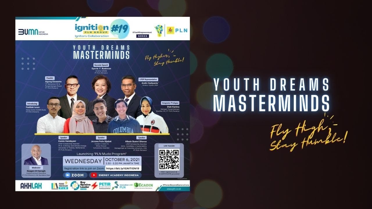 [PLN IGNITION #19] Youth Dreams: Masterminds