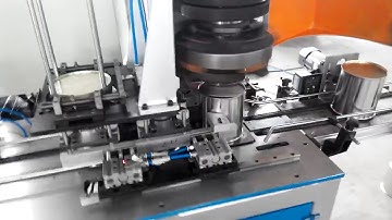 Automatic flanging and seaming,Automatic flanging and seaming for tin cans ,can seamer machine