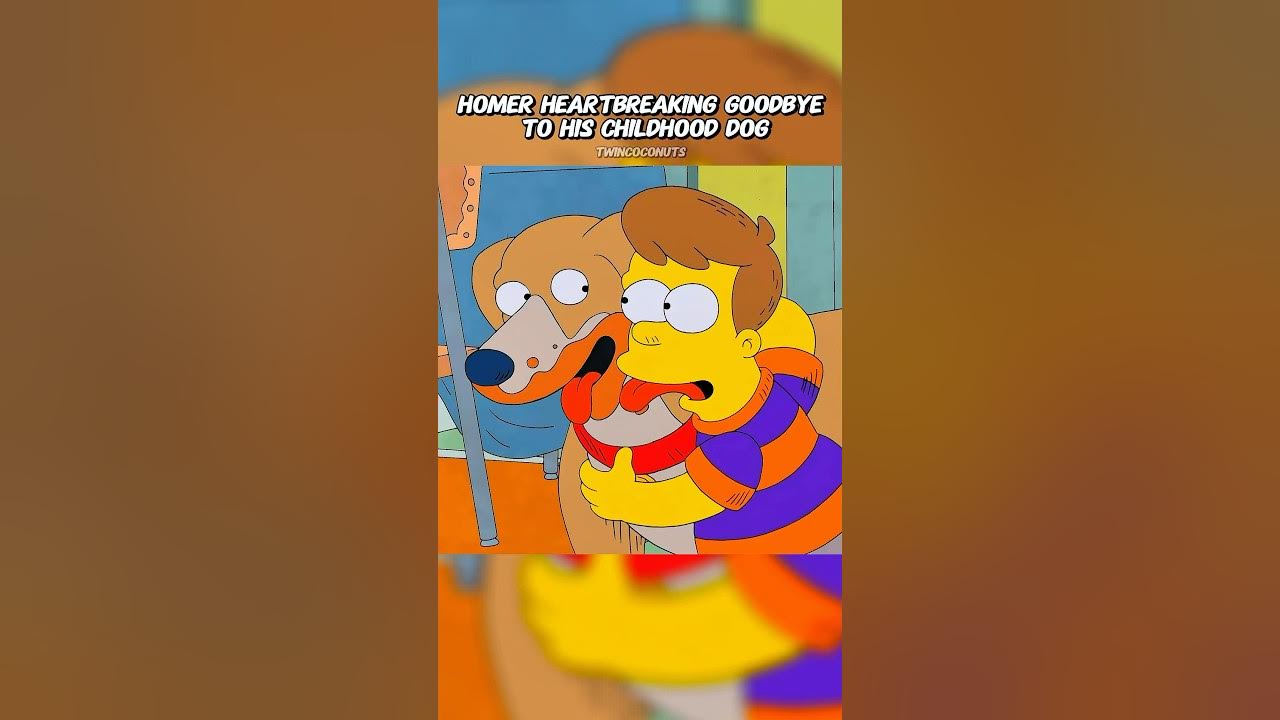 Homerโs Heartbreaking Goodbye to His Childhood Dog ๐ถ๐ #simpsons #shorts Homerโs Heartbreaking Goodbye to His Childhood Dog ๐ถ๐ #simpsons #shorts