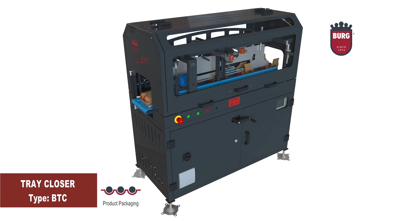 Burg Machinery Tray closer type BTC YouTube