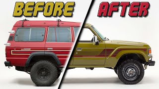 Incredible Full Frameoff Restoration Of 1986 Toyota Land Cruiser FJ62