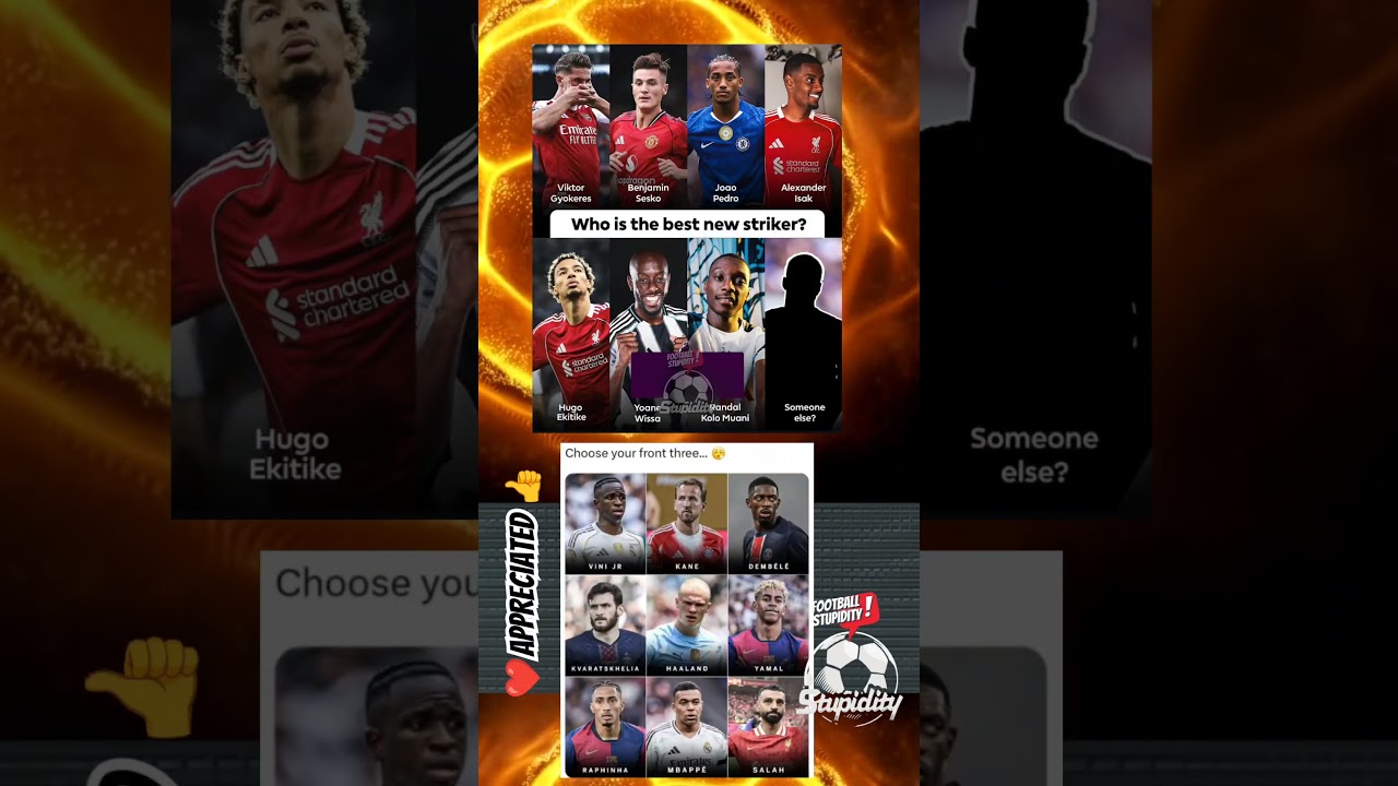 Who is the best striker in the Premier league this season 