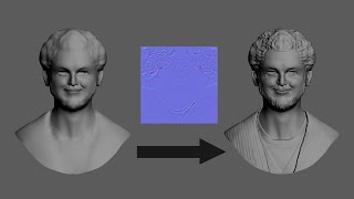 High to Low poly projection - Mudbox