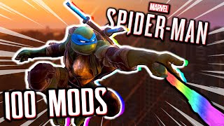 I Downloaded 100 Mods For Marvel's Spider-Man!