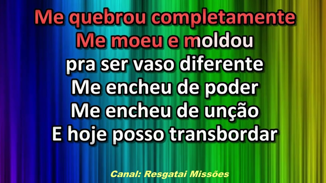 Renilda Maria - Nas Mãos do Oleiro - Playback - Karaokê