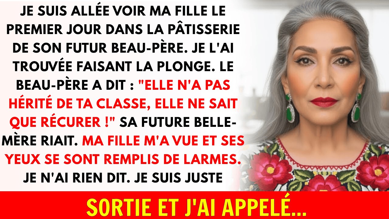 J'ai Trouvé Ma Fille Faisant La Plonge… Le Beau-Père A Ri : Elle N'a Aucune Classe. Alors J'ai Ap...