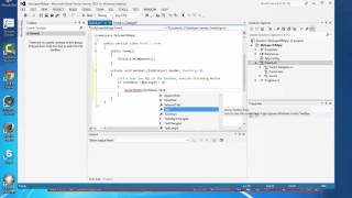 Creating a Web Form in Visual Studio