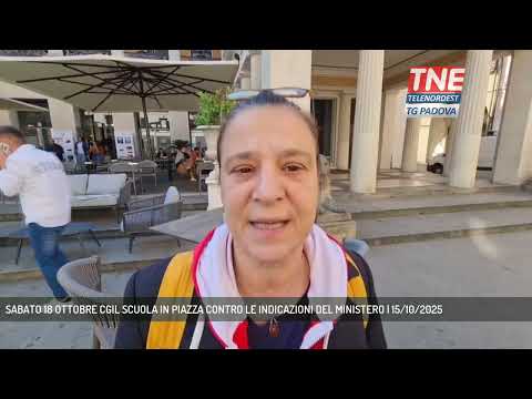 SABATO 18 OTTOBRE CGIL SCUOLA IN PIAZZA CONTRO LE INDICAZIONI DEL MINISTERO | 15/10/2025