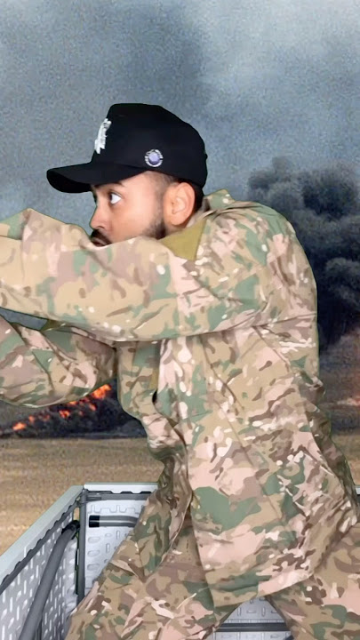 “IM A SOLDIER!!” Goes wrong…😭💀 #comedy IB:@kruggarr#viral