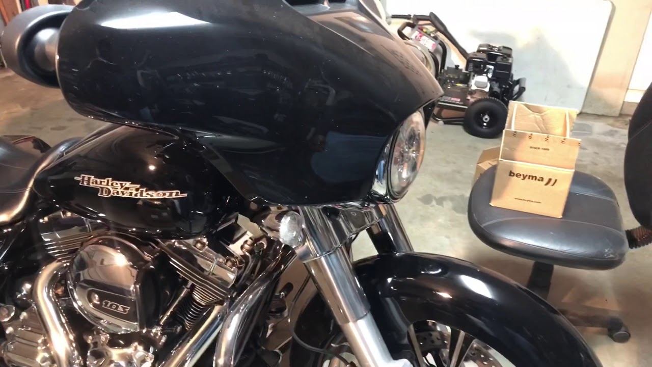 2015 Harley Street Glide speaker install (Beyma 6.5) - YouTube