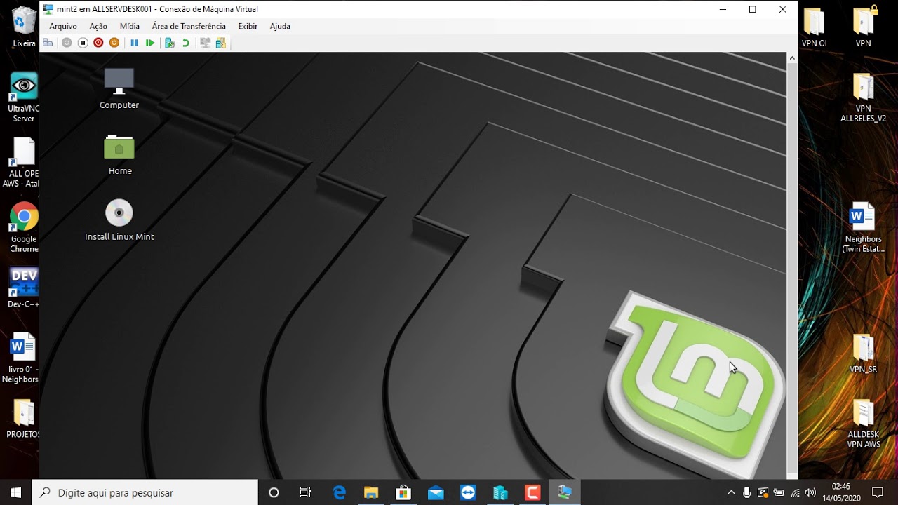 Cria o De Uma M quina Virtual Linux Mint 32 Bits Utilizando Hyper v Cria o de uma m quina virtual linux mint 32 bits utilizando hyper v