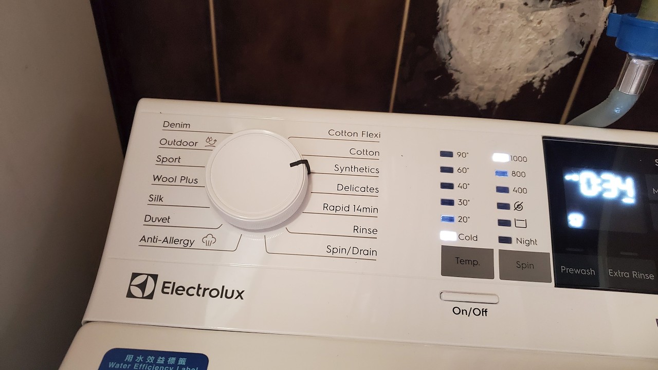 Electrolux EW6T4702AE 使用說明(粵語) Washer User  guide
