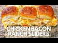 Chicken Bacon Ranch Sliders Recipe Oven | Super Bowl Food Recipes