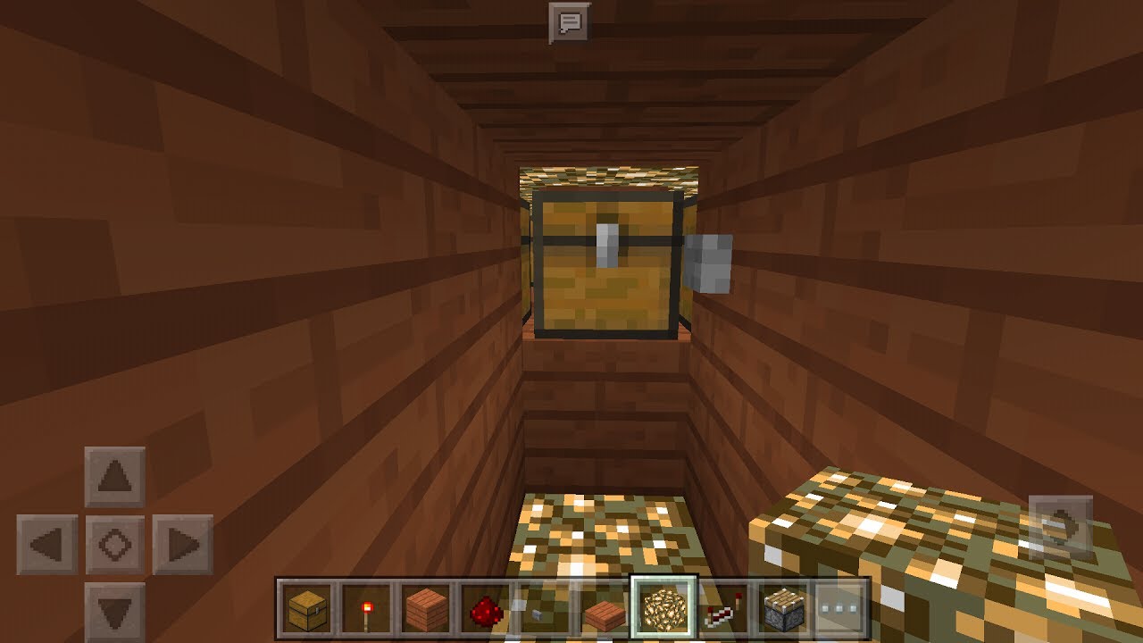 How to make chests in wall in minecraft PE/ كيف تصنع صناديق في الحائط