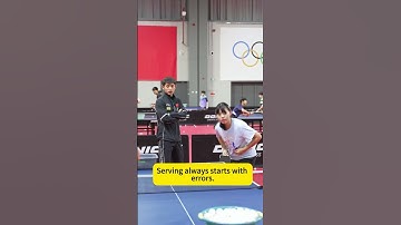 Zhang Jike: Easy Serving Tips for Beginners #pingpong #tabletennis #world champion