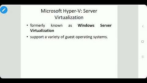 CC- Cloud Computing-BE CSE-IT- Microsoft Hyper -V:Server Virtualization