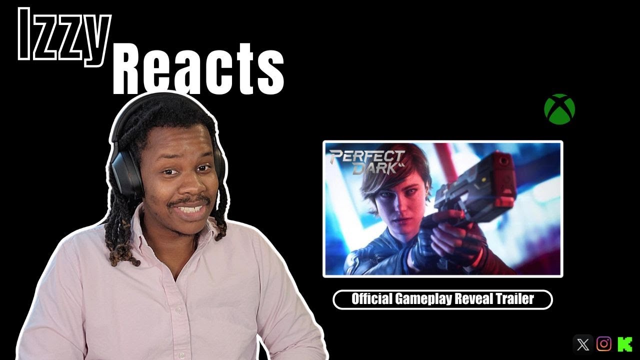 Perfect Dark (Remake) | Gameplay Reveal Trailer Reaction - IzzyReacts
