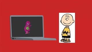 Charlie Brown Gets a Barney Error (my version)