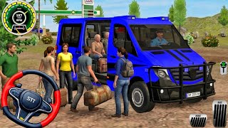 New City VAN Driving 2026 3D: Real Local Mini Coach Driving Simulator Passenger! Android Gameplay screenshot 4