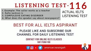 IELTS LISTENING TEST-116