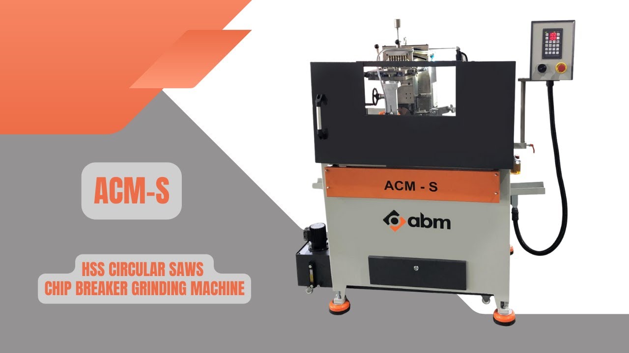 ACMS HSS CIRCULAR SAWS CHIP BREAKER GRINDING MACHINE / ABM GRINDING