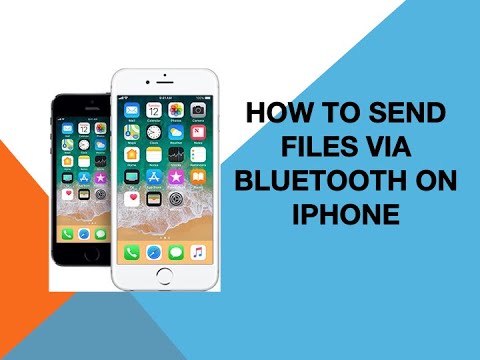 Video: How To Transfer A File Via Bluetooth In IPhone