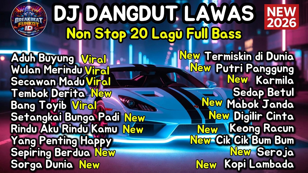 DJ Dangdut Lawas Remix Nonstop Full Bass Glerr | Aduh Buyung, Tembok Derita, Keong Racun