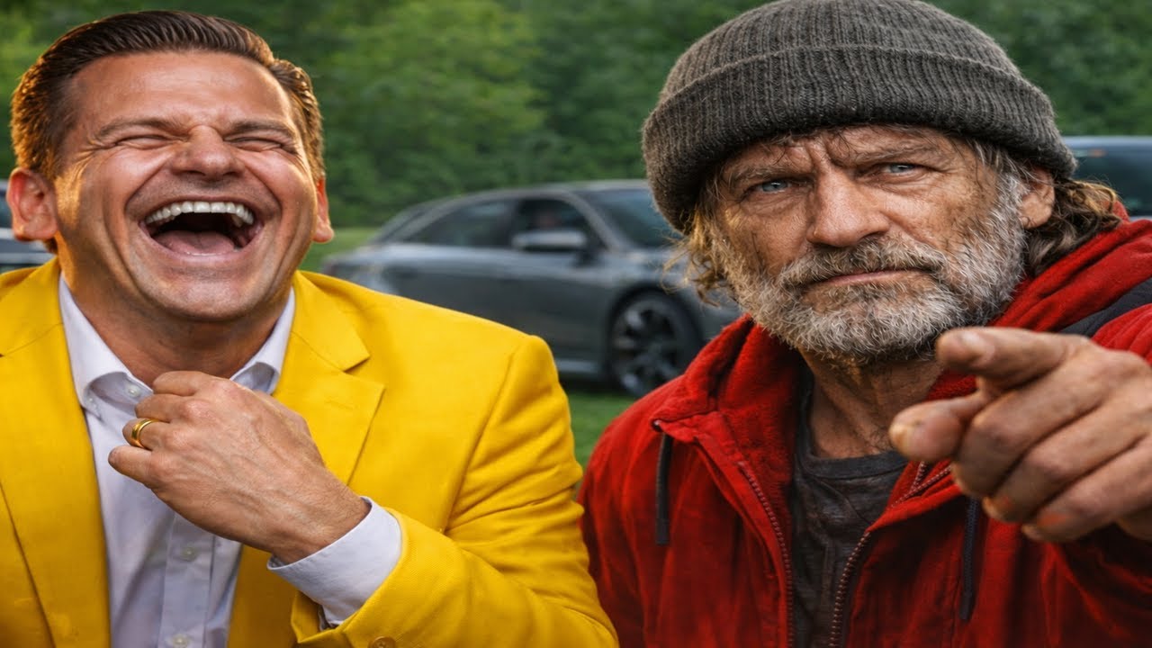 Se rieron de este mendigo… hasta que el millonario escuchó algo