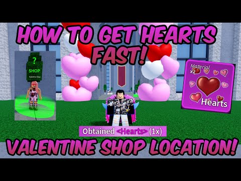 All Valentine's shop locations in Blox Fruits and their exclusive