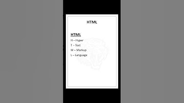 What Does HTML Stand For? | S Code Hub #html #youtubeshorts #shorts