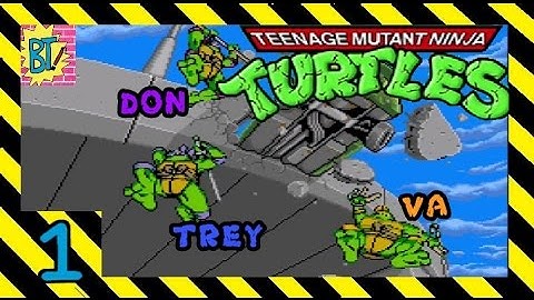 Fights Over Pizza - TMNT 1989 Arcade - Part 1 - Let