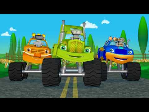 Learn Colors Monster Truck Race plus Monster Truck Compilation I HOUR