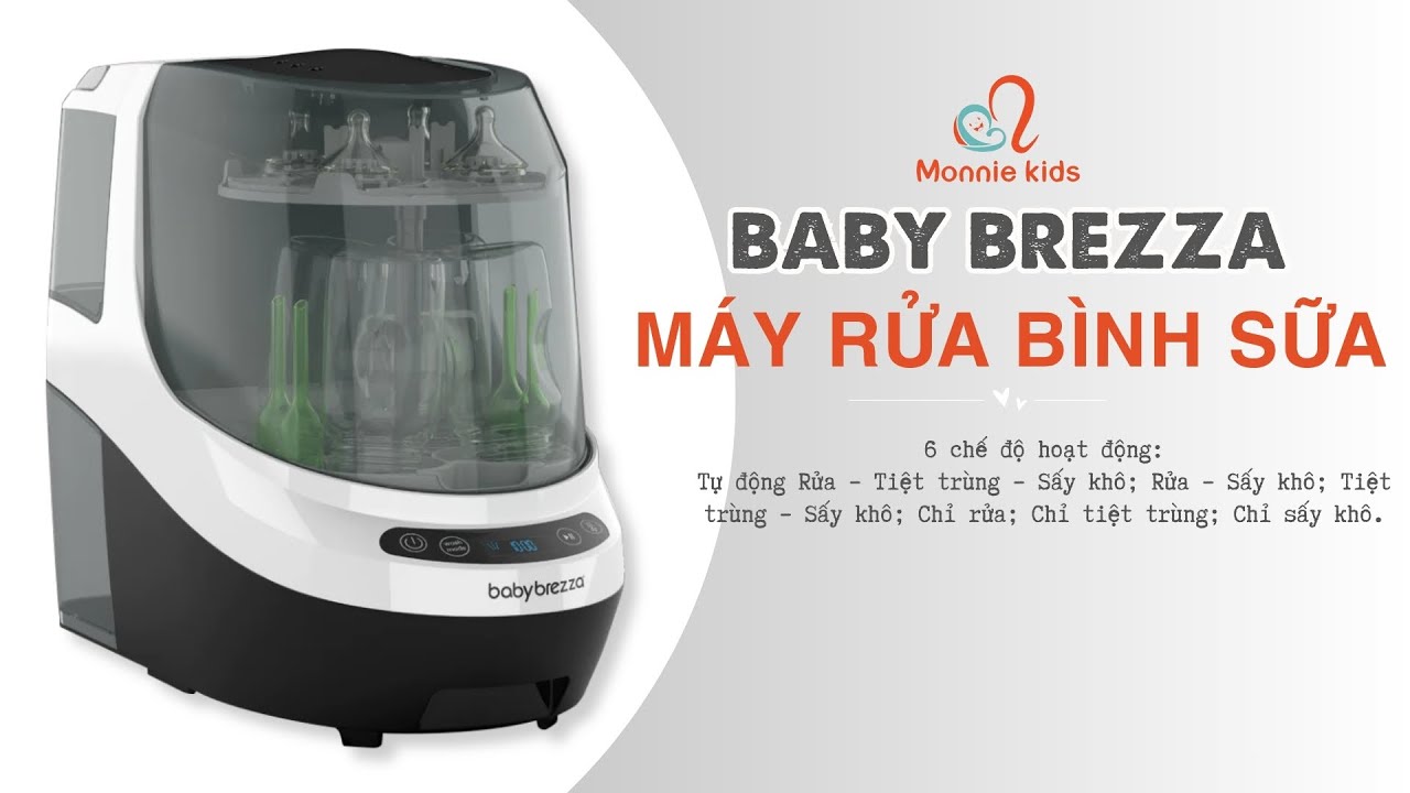 Hướng Dẫn Sử Dụng Máy Rửa Bình Sữa Baby Brezza Bottle Washer Pro