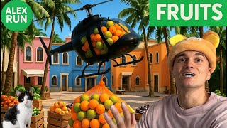 FRUITS for Kids — Apple, Banana, Orange, Pear, Grape!