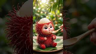 Comment this fruit name ❤️❤️ #cute #cutebaby #aiart #viral