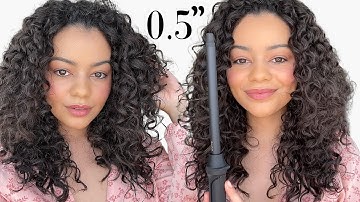 GHD CURL THIN WAND ON 3B CURLS - HONEST REVIEW