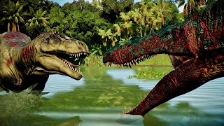 ALL LARGE & MEDIUM DINOSAURS | EPIC BATTLE ROYALE  | Jurassic World Evolution 2