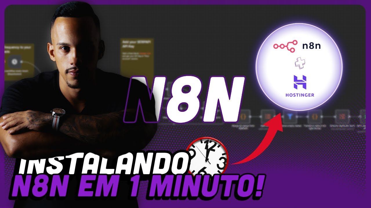 Como Instalar o N8N em 1 Minuto (Tutorial Rápido e Fácil!) - YouTube