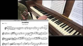 Mallet Level 2 Solo Help Sonatina on Piano Part 1