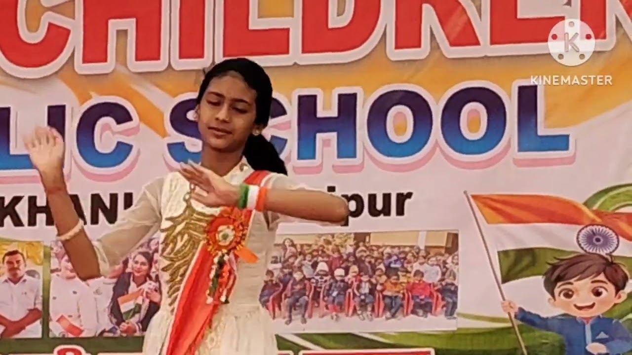 #ric | republic day 2026 | superb dance performance | mere bharat ki beti | Riddhi Astha | Class 5th