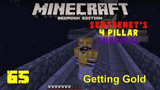 Getting Gold! | 4 Pillar Survival with SentreNet: Ep 65 | Minecraft SkyBlock