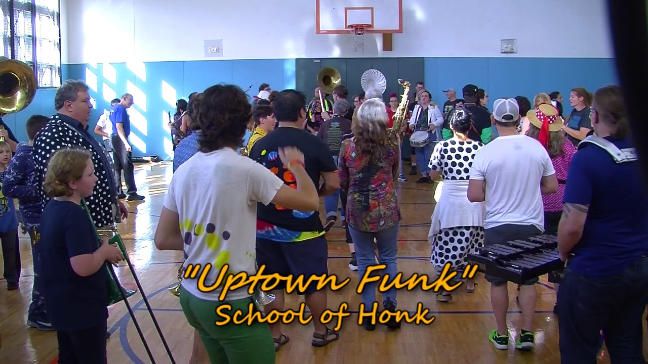 School of HONK dances to Uptown Funk - YouTube