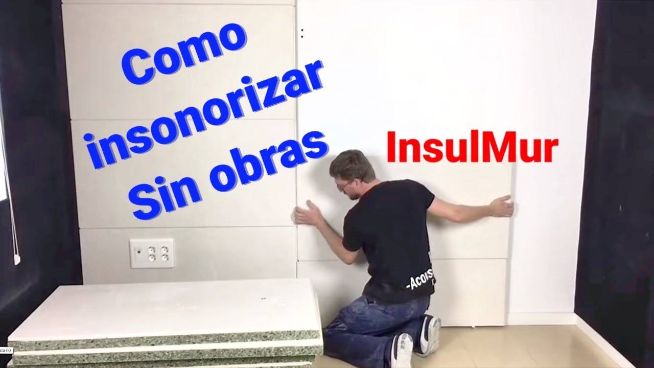 Insonorizar pared de una Habitación sin obras para Aislar de Ruidos. 