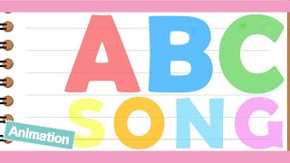 「ABC song（ABCの歌）」♪アニメーション【英語歌・童謡・唱歌】英語歌詞表示あり_English song