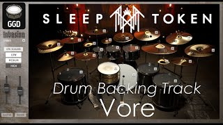 Sleep Token - Vore (Drum Backing Track) Drums Only