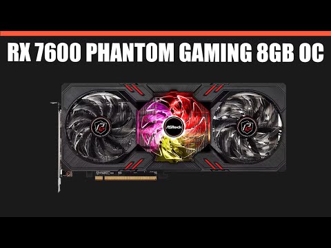 Видеокарта ASRock Radeon RX 7600 Phantom Gaming 8GB OC