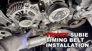 TIMING BELT AND WATER PUMP REPLACEMENT :: 2013 SUBARU IMPREZA WRX TURBO EJ255